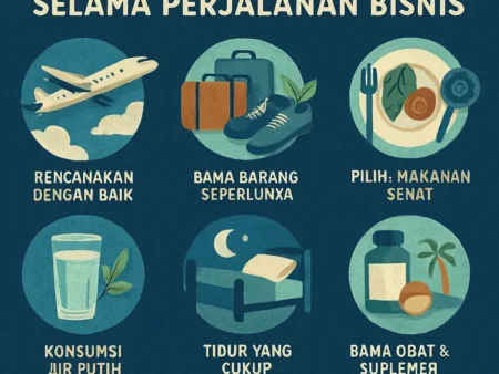 10 Tips Menjaga Kesehatan Selama Perjalanan Bisnis