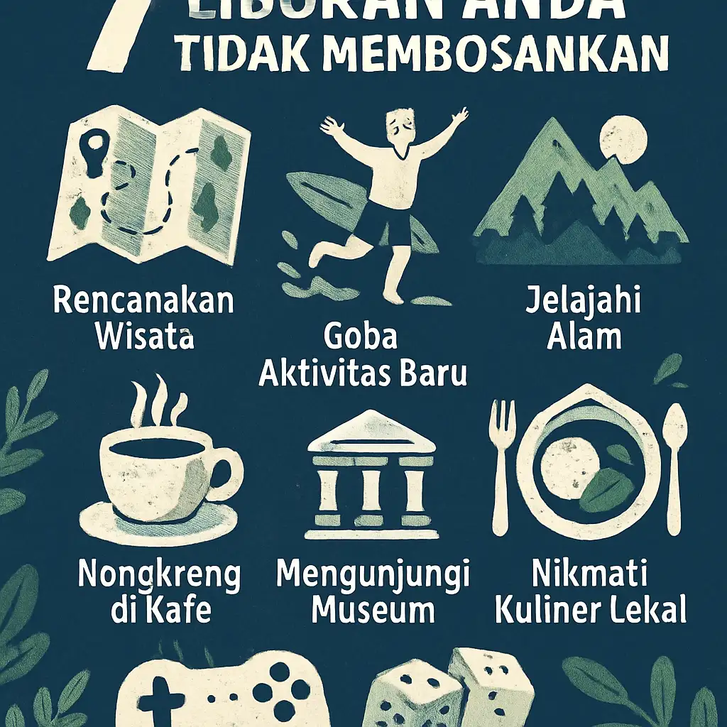 7 Tips Agar Liburan Anda Tidak Membosankan