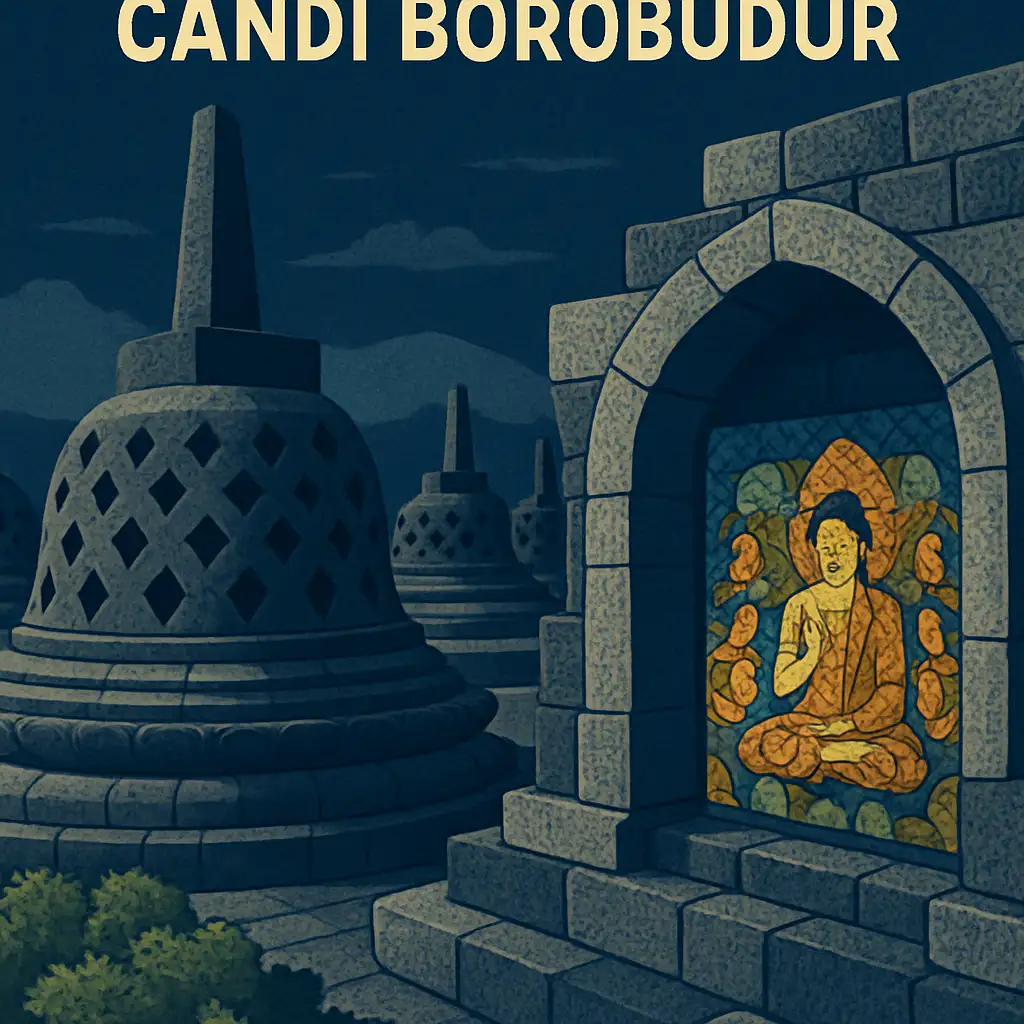 Menyaksikan Keindahan Seni Mozaik di Candi Borobudur